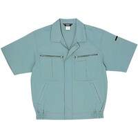 ソウワ 桑和 271 半袖ブルゾン ミストグリーン 3L 2711003L 1着