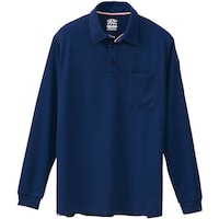 ソウワ 桑和 50130 長袖ポロシャツ(胸ポケット付き) ネイビー 4L 5013014L 1着