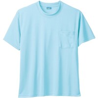 ソウワ 桑和 50381 半袖Tシャツ(胸ポケット付き) サックス LL 50381209LL 1着