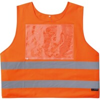 ソウワ 桑和 80009 救護ベスト(脇アジャスト付) 蛍光オレンジ L 8000975L 1着