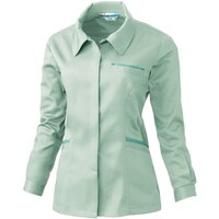 ソウワ 桑和 424 レディース長袖スモック モスグリーン 4L 4241074L 1着