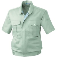 ソウワ 桑和 VA411 半袖ブルゾン モスグリーン M 411107M 1着