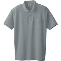 ソウワ 桑和 0097 半袖ポロシャツ(胸ポケット付き) 杢グレー 4L 0097264L 1着