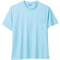 ソウワ 桑和 50381 半袖Tシャツ(胸ポケット付き) サックス M 50381209M 1着