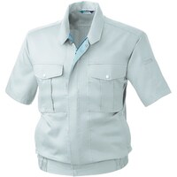 ソウワ 桑和 VA411 半袖ブルゾン シルバーグレー 3L 411223L 1着