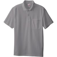 ソウワ 桑和 0027 半袖ポロシャツ(胸ポケット付き) 杢グレー 4L 0027264L 1着