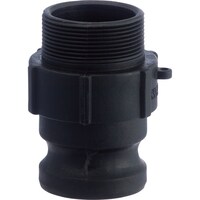 トヨックス TOYOX カムロック アダプター オネジ 樹脂 633FB 3インチ PP