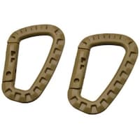 ワールドツール アストロプロダクツ プラスチックカラビナデザートタン(2個入)OG674 2032000006742 1個