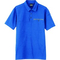 ジーベック XEBEC 半袖ポロシャツ6670463L ロイヤルブルー 6670463L 1着