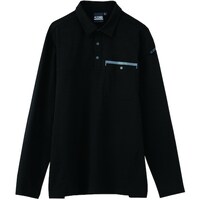 ジーベック XEBEC 長袖ポロシャツ667590LL クロ 667590LL 1着