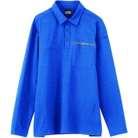 ジーベック XEBEC 長袖ポロシャツ667546M ロイヤルブルー 667546M 1着