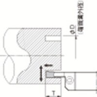 京セラ 京セラ 多機能・端面溝入れ加工用ホルダ KFMS