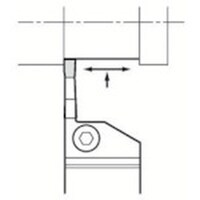 京セラ 京セラ 溝入れ・突っ切り用ホルダ ストレートタイプ KGDC