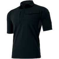 アイトス アイトス ウルトラストレッチ半袖ポロシャツ(男女兼用) ブラック L AZ10614010L 1着