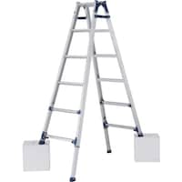 アルインコ住宅機器 アルインコ 伸縮脚付はしご兼用脚立 天板高さ(m):1.29ー1.59 最大使用質量100kg