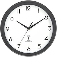 不二貿易 不二貿易 電波掛時計 カペラ 27cm BK(27269) 99290 1個
