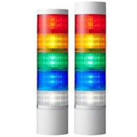 パトライト PATLITE 積層信号灯 シグナルタワー Φ100 LR10シリーズ LR10502WJBWRYGBC 1台