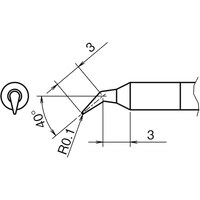 白光 白光 こて先 KU型