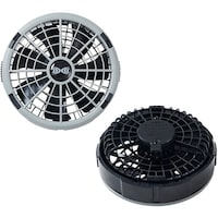 アイトス アイトス 空調服用18V専用ファン2個(グレー) (FA23112K50) AZ865968003 1個