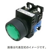 富士電機 富士電機 コマンドスイッチφ22丸フレーム平形照光押しボタンスイッチ