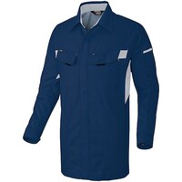 アイトス アイトス 綿100%ムービンカット長袖シャツ ネイビー 6L AZ51350086L 1着