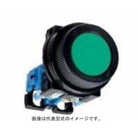 富士電機 富士電機 コマンドスイッチφ30丸フレーム平形押しボタンスイッチ AR30F0R10G 1個