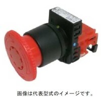 富士電機 富士電機 コマンドスイッチφ22丸フレームプッシュロック大形非常停止用押しボタンスイッチ