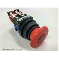富士電機 富士電機 コマンドスイッチφ30丸フレームプッシュロック大形非常停止用照光押しボタンスイッチ