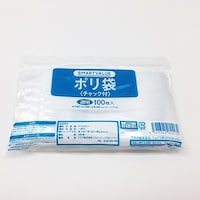 プラス JTX 121010)ポリ袋チャック付100X140 100枚B804J
