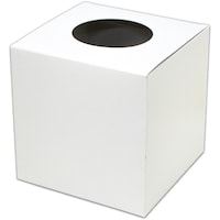 ササガワ ササガワ 抽選箱 白 20cm角