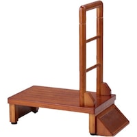 TASSCOM 手すり付き玄関台 60cm ブラウン TAN88960BR 1個