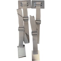 ティーエフサービス ティーエフサービス 家具キャビネット用転倒防止商品 ティープレート家具キャビネット用ひっかけ×ゲル 2個入り TPC5075G 1袋(2個)