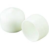 岩田製作所 IWATA 保護キャップ 丸 (10個入) 白 HLWH502P 1袋(10個)