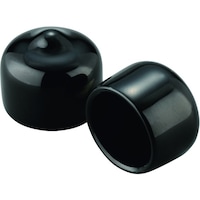 岩田製作所 IWATA 保護キャップ 丸 (10個入) 黒