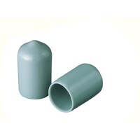 岩田製作所 IWATA 保護キャップ 丸 (10個入) 灰 HLGY180P 1袋(10個)