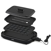 アイリスオーヤマ IRIS 296640 網焼きホットプレート 3枚焼き IHAA30B 1台