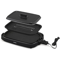アイリスオーヤマ IRIS 296639 網焼きホットプレート 2枚焼き IHAA20B 1台