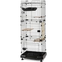 アイリスオーヤマ IRIS 283045 ルーフキャットケージ アイアンブラック RFC704 1台