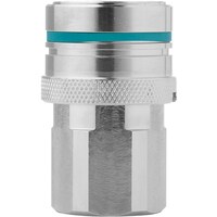 セインジャパン CEJN ノン・ドリップカップリング(ソケット)呼径9mm ステンレス製 バルブなし G1/2”メネジ FPM 105770210 1個