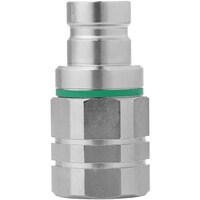 セインジャパン CEJN ノン・ドリップニップル(プラグ)呼径9mm ステンレス製 バルブなし G1/2”メネジ FPM 105775210 1個