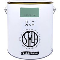 ニッペホームプロダクツ ニッぺ DIYペンキ マットフィニッシュ ミスティグリーン 2kg 4976124887673 1缶