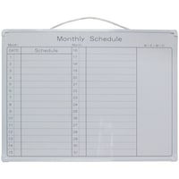 サンケーキコム サンケー 樹脂枠ホワイトボード 月予定 横型 600X450