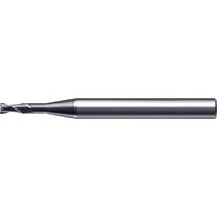ユニオンツール ユニオンツール DLCCOAT2枚刃銅電極加工用ロングネックスクエアEM 外径0.1×有効長0.3×刃長0.15×首径0.096