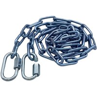 パーツ ラクテム 溶接チェーン 鉄 線径3mm 10M リングキャッチ付