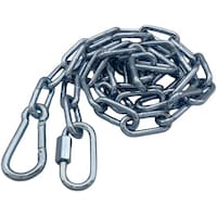パーツ ラクテム 溶接チェーン 鉄 線径4mm 2M AKフック・リングキャッチ付