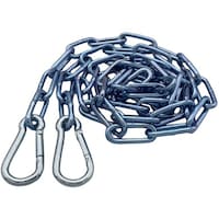 パーツ ラクテム 溶接チェーン 鉄 線径3mm 2M AKフック付