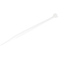 Startech StarTech 結束バンド/ナイロンケーブルタイ/100本入りパック/ホワイト/長さ10cm/幅2mm/ケーブル束の直径22mm CBMZT4N 1袋(100本)