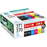 エコリカ ecorica BCI371+370/6MP 互換リサイクルインクカートリッジ ECIC3716P 1箱(6個)