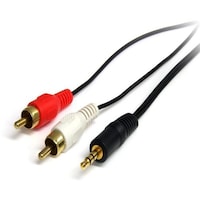Startech StarTech オーディオケーブル/91cm/3.5mm 3極ステレオミニ 2x RCA/オスオス/RCA変換ケーブル MU3MMRCA 1袋(1本)