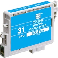 エコリカ ecorica ICC31 互換リサイクルインクカートリッジ シアン